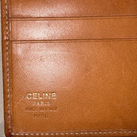 Celine Brown Monogram Canvas Tote with Tan Trim - Picture 8 of 11